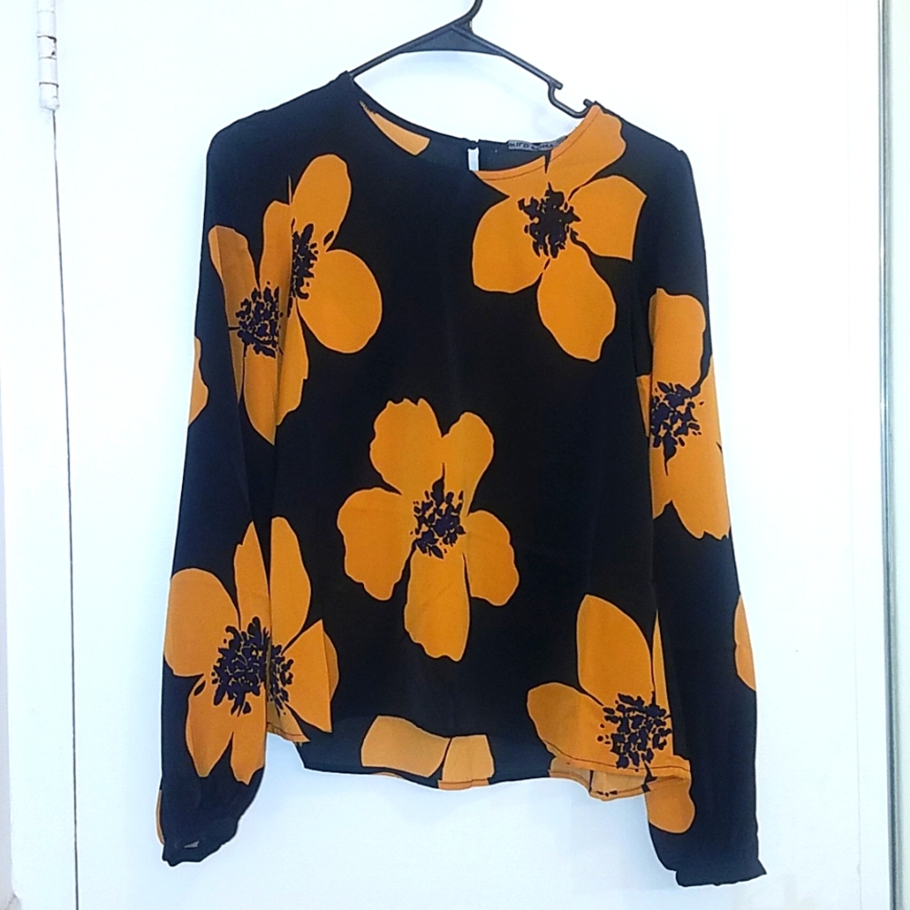 Modcloth Long Sleeve Blouse